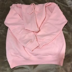 H&M cotton pink hoodie xs